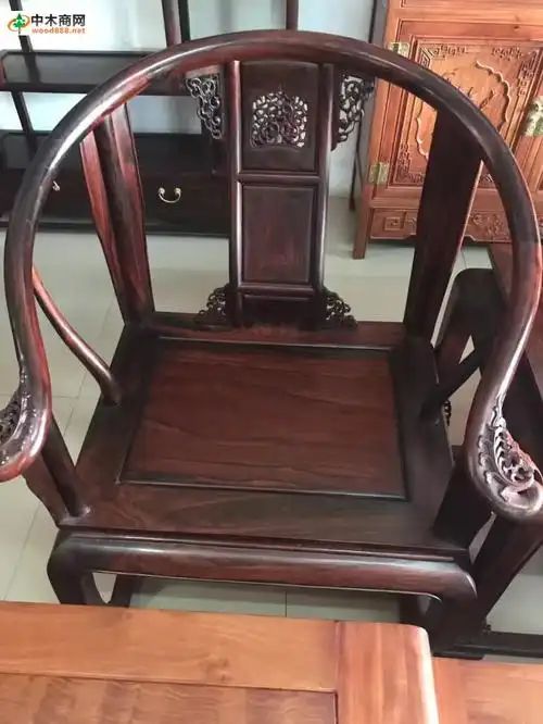 老挝大红酸枝皇宫椅
