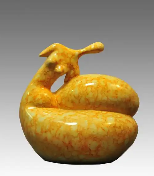 酒店客房用品软装饰品摆件艺术品雕塑摆件陶瓷金属创意家居饰品