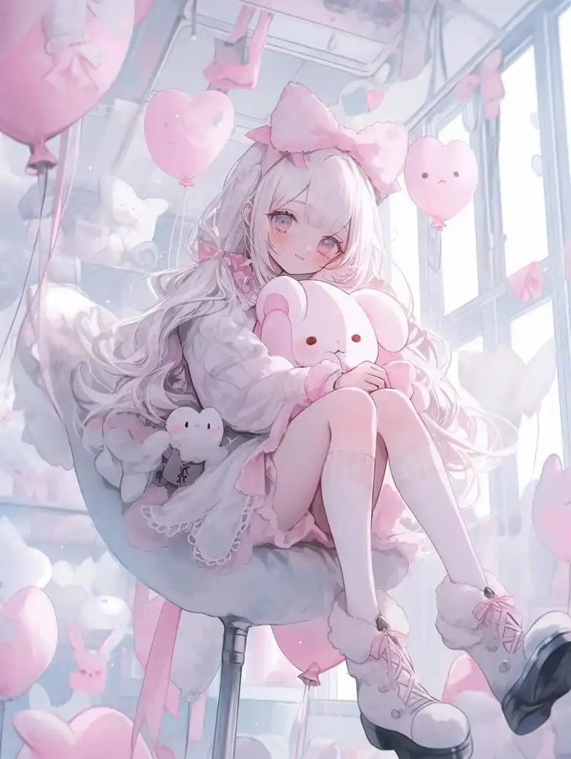 今日一份粉色系萝莉控[滑稽][打call]#二次元# #二次元美图# #动漫