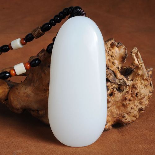 贵钦白玉籽料手把件 白玉手把玩正品  原石玉石 图片色