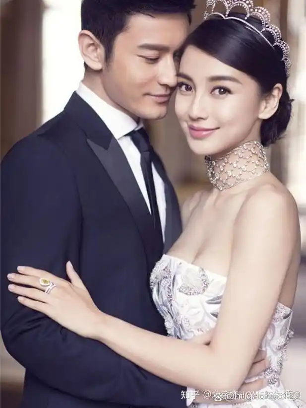 黄晓明angelababy婚礼奢华明星婚纱照