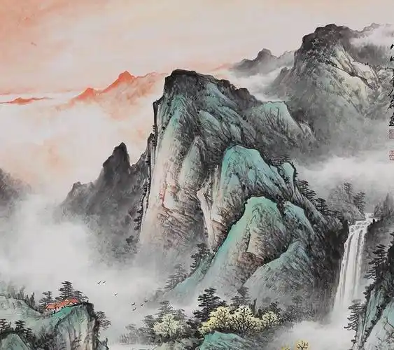 张利新_山水画_作品