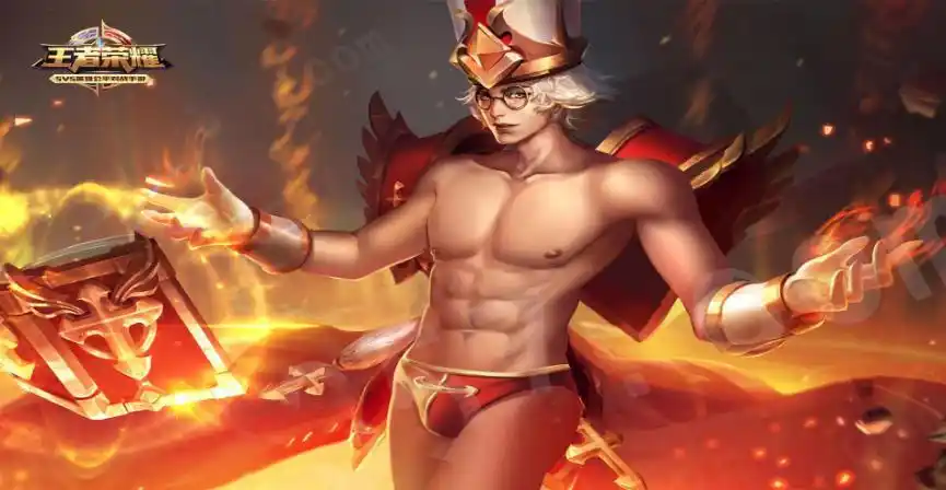 王者荣耀张良天堂福音去衣无遮挡腹肌高清图