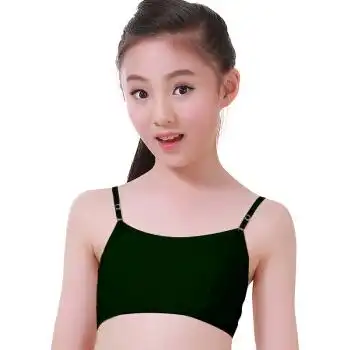 女童发育期文胸9-12岁内衣小背心学生女孩抹胸衣儿童白色裹胸 8083