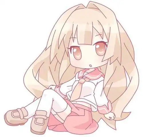 简单的可爱少女漫画图片