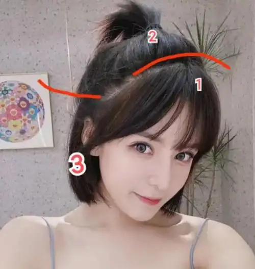 高马尾式半扎发,丸子头式半扎发,发箍型半扎发,发卡型半扎发,圆脸麻花