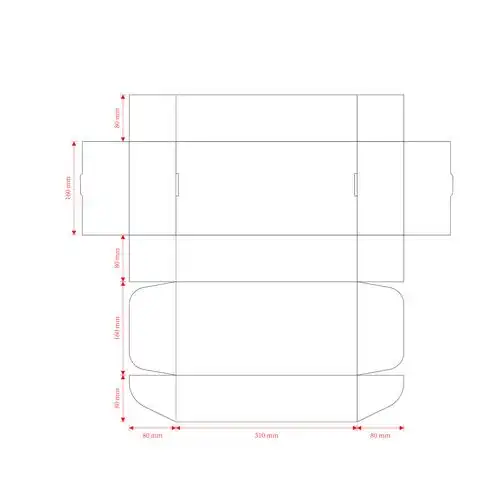 飞机盒刀模图_年大白-站酷zcool