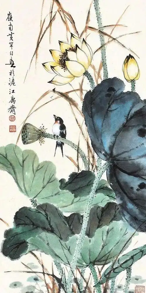 国画名家黄幻吾花鸟作品50幅