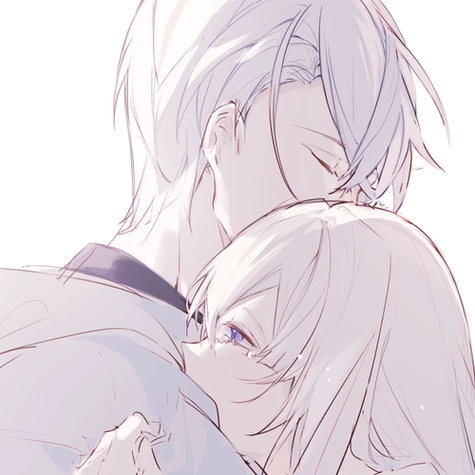 动漫情侣头像自截