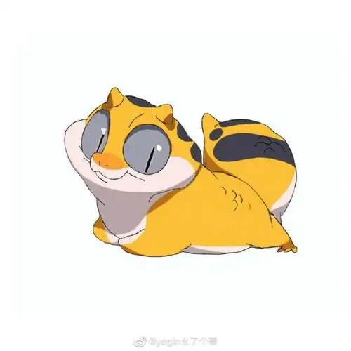 之前画了好多守宫桂圆干脆裁开来做小头像吧