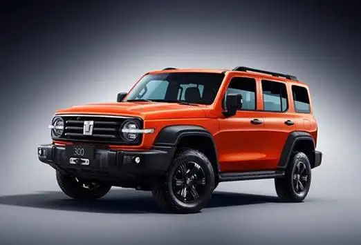 并且车尾左侧的"tank"标识也改为了"长城坦克越野"的中文