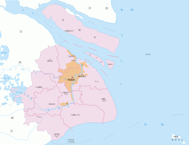 上海市行政区划沿革(1949~1999)