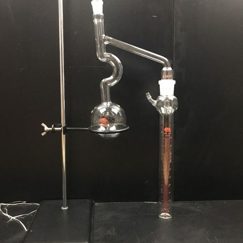 现货250ml500ml减压蒸馏装置石油减压馏程测定器实验化学用品