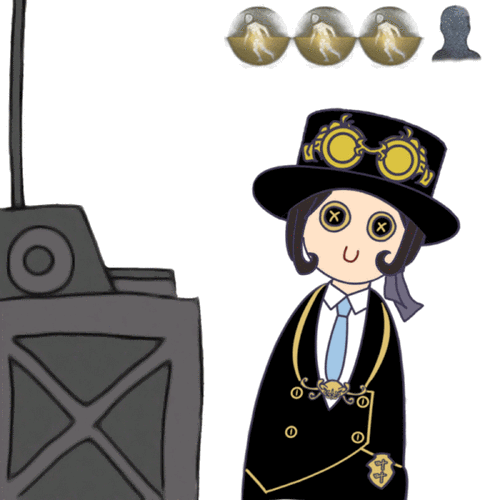 3人偶师皮肤  祝我们头不掉 ( o) ( o) #第五人格##第五人格机械师