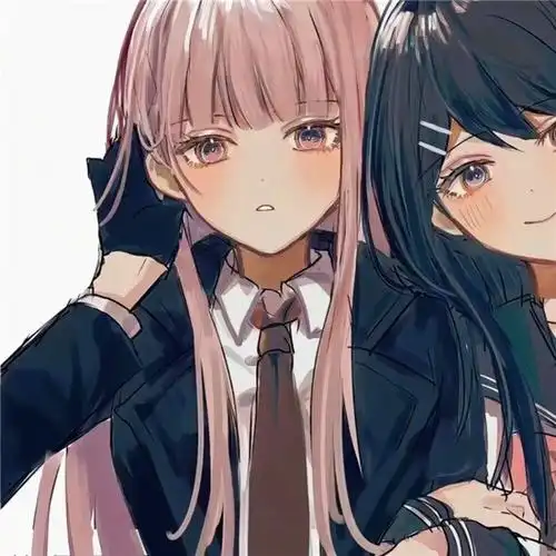 2023最火爆的闺蜜头像动漫一左一右图片