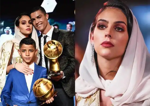 c罗女友乔治娜自信大方坐私人飞机晒爱马仕身材凹凸有致