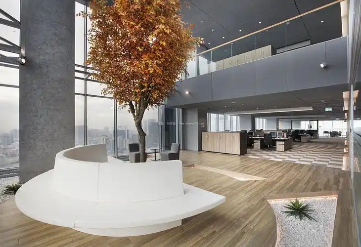 高档美国办公室装修图片-城起装修效果图