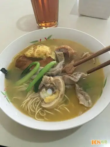 吃早餐:三鲜面