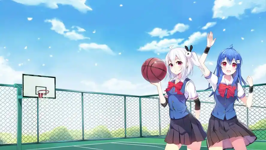 【哔哩哔哩】b站 2233娘～ 一起来打篮球吧… - 堆糖,美图壁纸兴趣