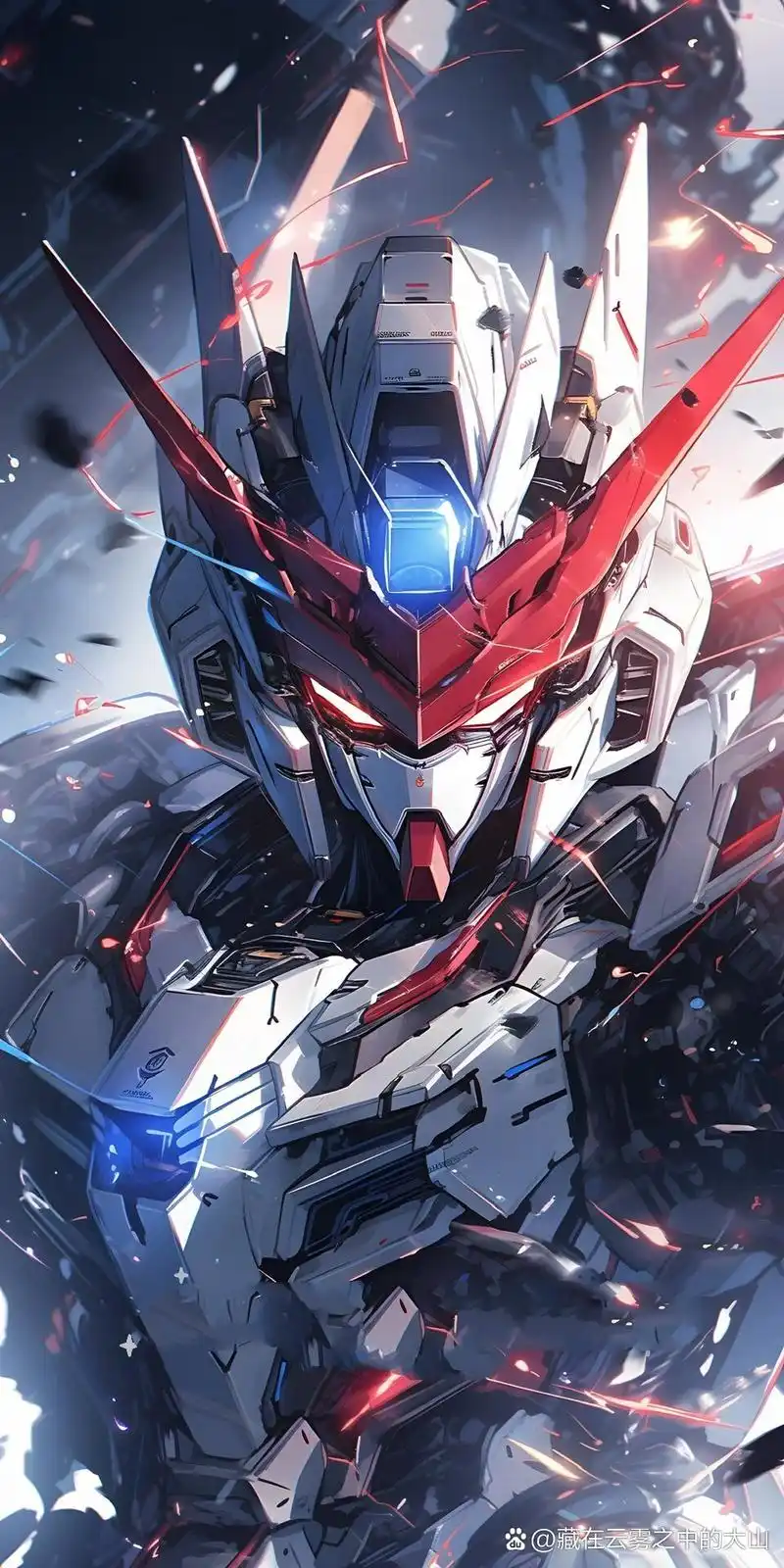 midjourney|风灵高达 |4k高清手机壁纸