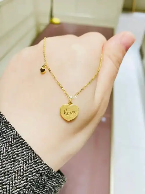 周大福珠宝足金项链