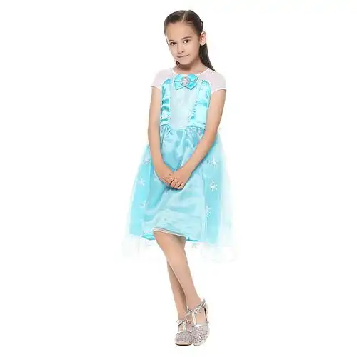 迪士尼disney 女童公主裙 贝儿公主同款 短款连衣裙