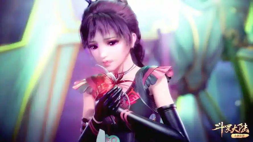 斗罗大陆:粉丝自制五年后小舞的建模,一袭白裙,仙气感十足