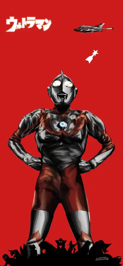 壁纸超话今日开更奥特曼系列壁纸第一期初代奥特曼