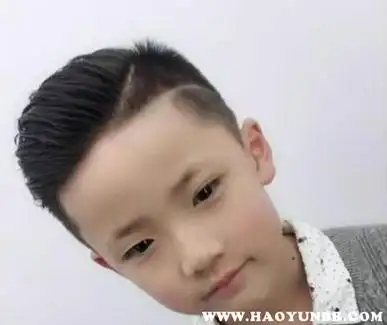 少爷头发型儿童小孩油头发型图片