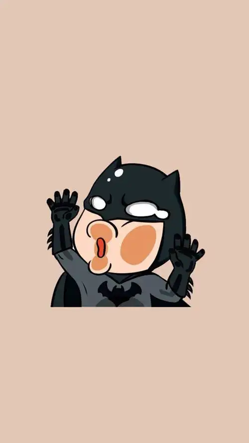 搞笑撞玻璃卡通人物高清手机壁纸