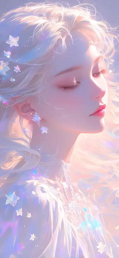 二次元唯美少女插画#ai绘画##高清壁纸精选