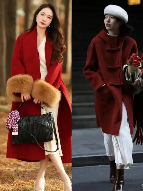 因为红色本就是一种亮度比较高的颜色,如果搭配太花哨的色彩,很容易分