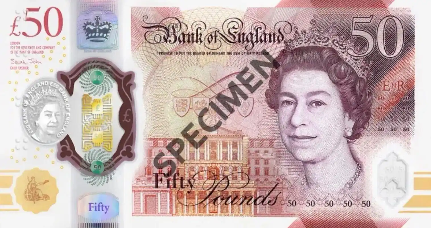 旧版20英镑和50英镑纸币将停用 旧版20英镑和50英镑纸币将在9月30日
