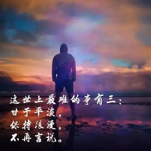 成熟不过是善于隐藏沧桑不过是无泪有伤