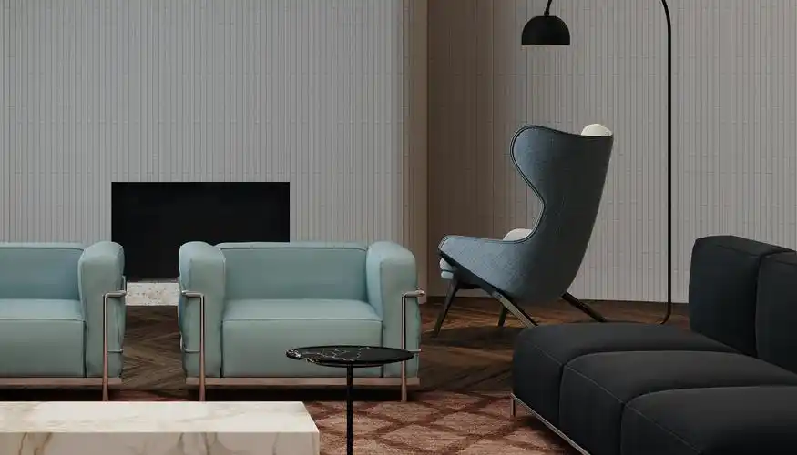 意大利家具cassina的p22休闲椅 细节图