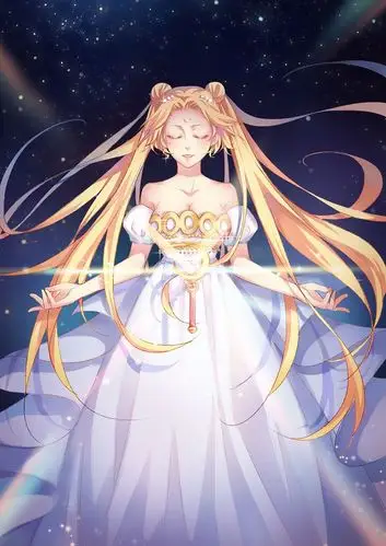 这两天新涂的一张月亮公主 ._涂鸦王国 原创绘画平台 www.poocg.com