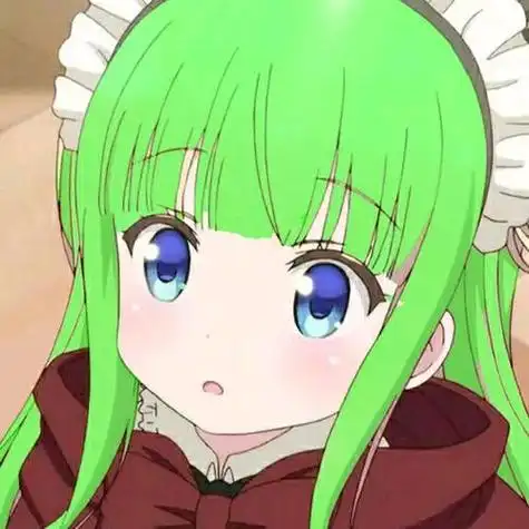 绿色头发动漫女生头像生活要想过得去头上还需来点绿