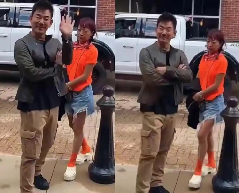 8月15日,网友在美国偶遇了任贤齐一家三口,为了送18岁的女儿rati赴美