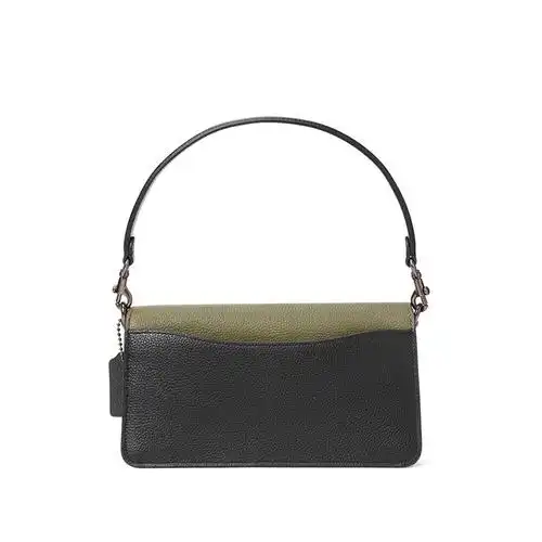 coach蔻驰酒神包tabby系列手提信封包经典牛皮翻盖单肩斜挎包女f76105