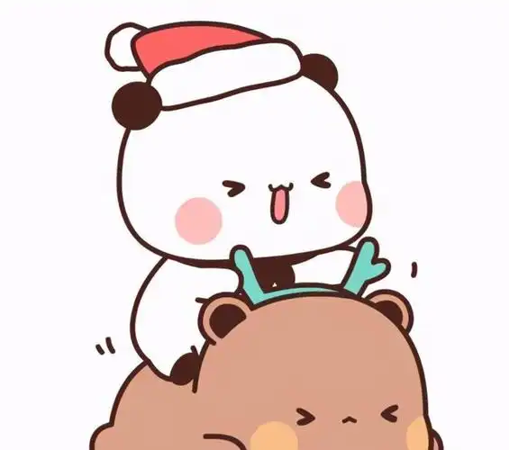 熊猫头像情侣专用【可爱的一二情侣头像】