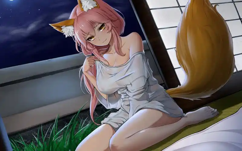 fate/grand orde动漫美女性感插画桌面壁纸