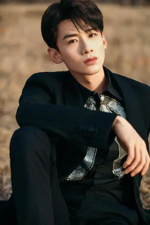 白敬亭初冬户外帅气写真