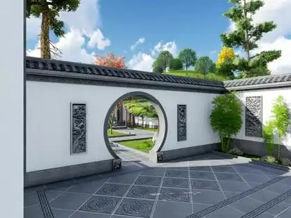 农村自建仿古庭院,古韵优雅,打造宜居环境#万堂古建 #农村自建别墅