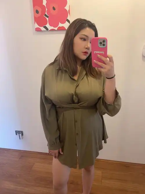 170斤胖女孩也能穿的衬衫