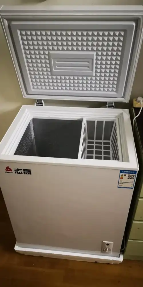 志高158升卧式冷柜家用冰柜顶开门冷藏冷冻转换柜 小型迷你冷柜 节能