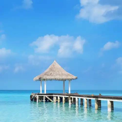 碧海栈桥_微信头像风景图片_扣扣居