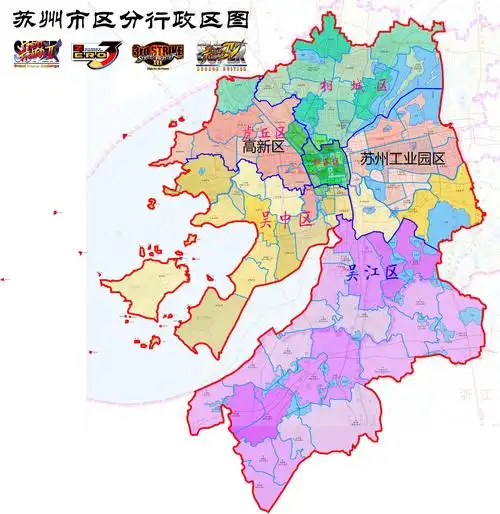 方舆- 东部 - [首发]区划调整后的苏州市区行政区划地图 - powered by