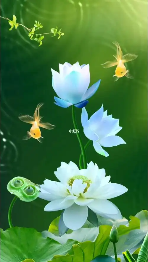 一花一世界一叶一菩提一念一清静洁如一朵莲荷花治愈壁纸