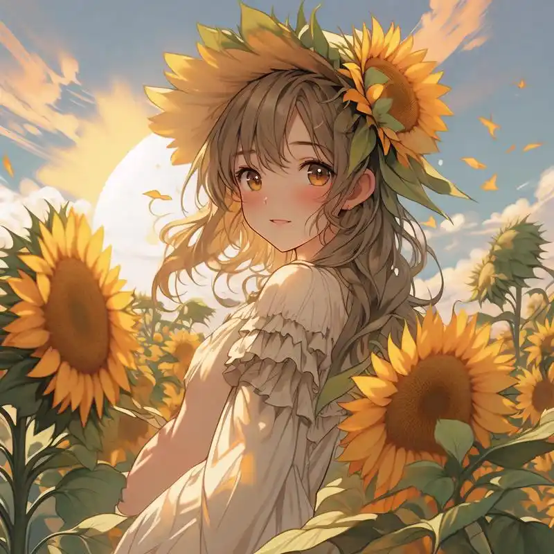 向日葵头像来啦,愿你的每一天都阳光明媚97 阳光灿烂的向日葵头像