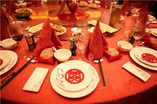 新中式婚礼效果图 传统中式婚礼设计